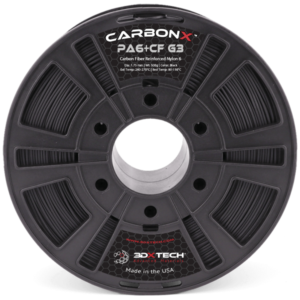 Sample of CarbonX PA6CF G3 (Carbon Fiber Reinforced Nylon) filament